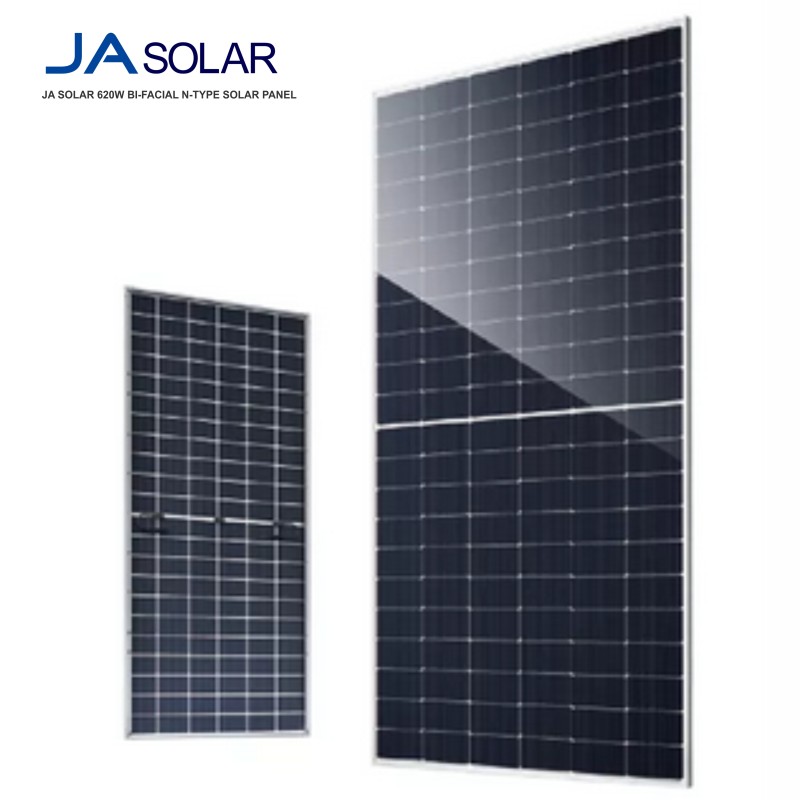 620W JA Solar N-type Bifacial Double Glass Panel
