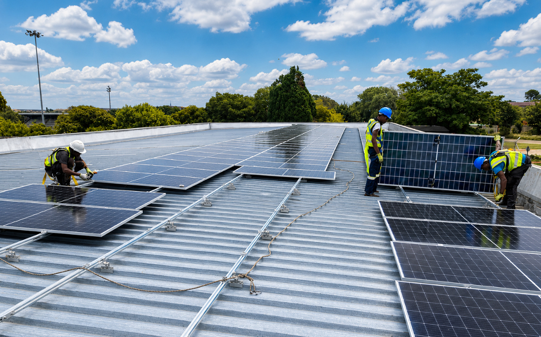 Commercial and industrial solar assessment and design